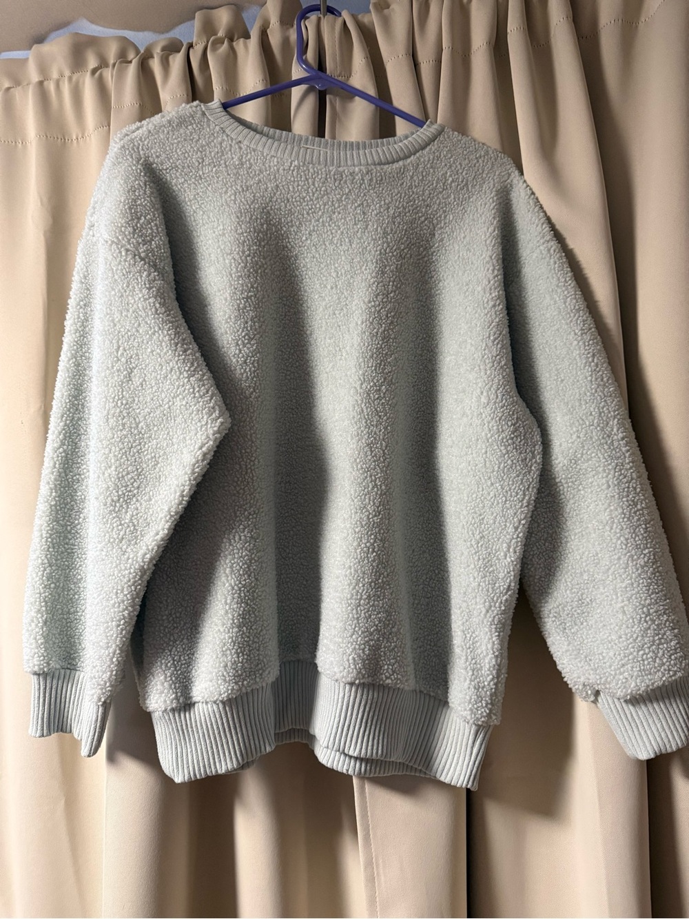 a new day Light Seafoam Crewneck Sweatshirt Boucle